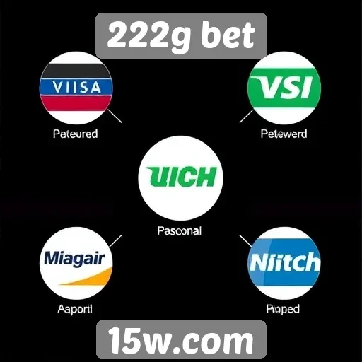 Métodos de pagamento aceitos no 222g bet